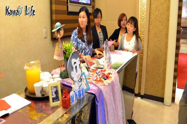 女方收禮桌