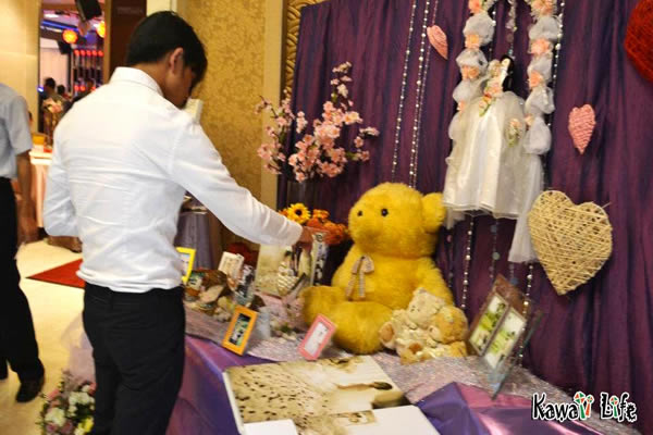 漂亮的婚禮佈置吸引賓客注意